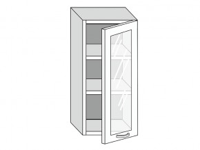 19.40.3 Шкаф настенный (h=913) на 400мм с 1-ой стекл. дверцей в Покачах - pokachi.магазин96.com | фото