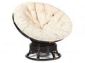 Кресло-качалка Papasan w 23/01 B с подушкой Antique brown, ткань Старт в Покачах - pokachi.магазин96.com | фото