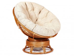 Кресло-качалка Papasan w 23/01 B с подушкой Cognac, ткань Старт в Покачах - pokachi.магазин96.com | фото