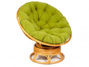 Кресло-качалка Papasan w 23/01 B с подушкой Honey, флок Олива в Покачах - pokachi.магазин96.com | фото