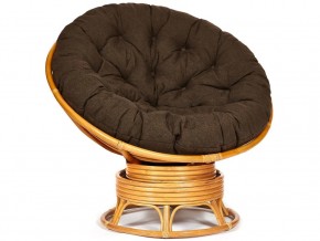 Кресло-качалка Papasan w 23/01 B с подушкой Honey, ткань Коричневый в Покачах - pokachi.магазин96.com | фото