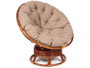 Кресло-качалка Papasan w 23/01 B с подушкой Pecan, экошерсть Коричневый в Покачах - pokachi.магазин96.com | фото