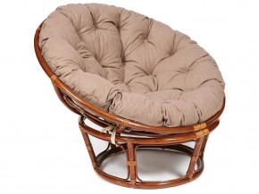 Кресло Papasan 23/01 W с подушкой Pecan, экошерсть Коричневый в Покачах - pokachi.магазин96.com | фото