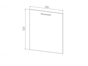 П 60 Комплект для посудомоечной машины 600 мм (цоколь + фасад) ЛДСП в Покачах - pokachi.магазин96.com | фото