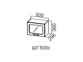 ШГ500с/360 Шкаф навесной 500/360 (горизонт. со стеклом) в Покачах - pokachi.магазин96.com | фото