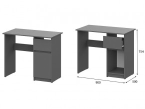 Стол письменный 900 Денвер Графит серый в Покачах - pokachi.магазин96.com | фото